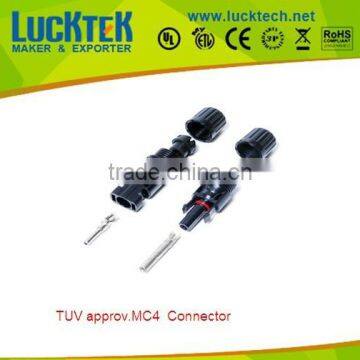 TUV approval Photovoltaic Solar MC4 connector with 1 pair