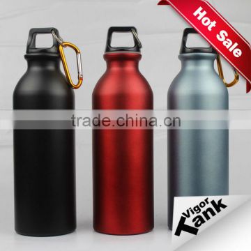 Aluminum Sports Drink Bottle with Carabiner