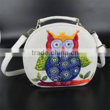 2016 Latest Owl Embroidery Handbag and Messenger Bag for Sale photo-3