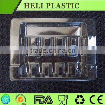 2016 hot selling disposable blister plastic medical vial tray/cartons