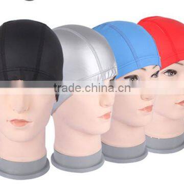 Lycra Waterproof Bathing Fashion Swimming Caps photo-4