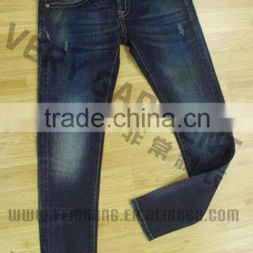 Classic five pockets mixed color men jeans pants