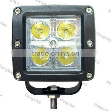 Hot selling NEW Product Wholesale 3" 16W 9--32V Square CREE LED driving light super bright led work light