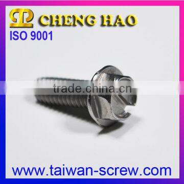 Taiwan Supplier Slotted Pan Head Hex Screw photo-3