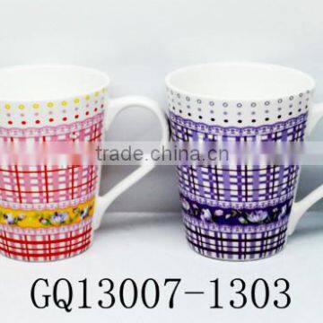 340ml Milk New Bone China Cup With Decals and Brown Box Cheap photo-2