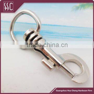 Small zinc alloy spring clip hook bag snap hook