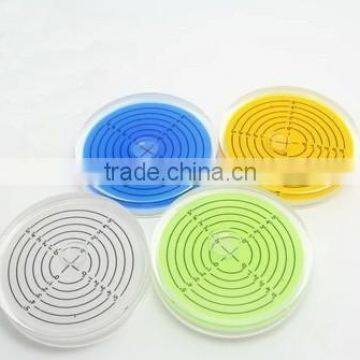 circular spirit level vials with scales high quality bubble level New universal vials