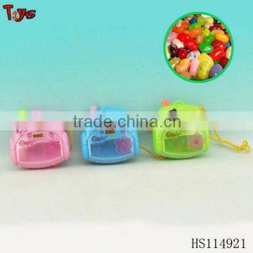 Cartoon plastic camera toy candy