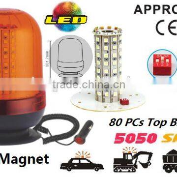 E-MARK SMD Flash Warning Light, ECE MARK SMD Rotating Warning Beacon (SR-BL-503SM-2) Magnetic LED Beacon Light, 3 Functions