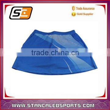 Stan Caleb hot sale custom sublimation cheap netball dress/sportswear tennis shorts/ tennis wear