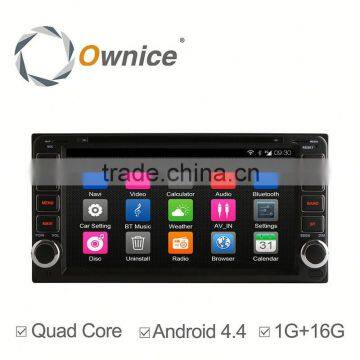 Ownice C300 quad core Android 4.4 universal 2 din Car GPS full touch panel support TPMS 16G