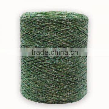 Artificial Landscaping Grass Yarn With Straight And Texured Monofilament For Garden Turf