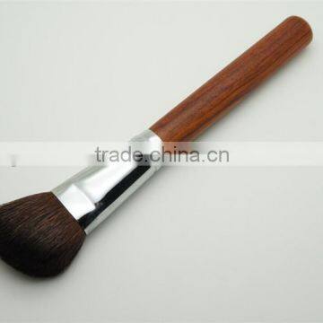 Goat Hair Angled Powder Blush Brush with Wood Handle