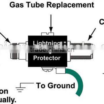 N-male to N-Female Bulkhead 2.4GHz 230V High Performance Lightning Protector Lightning Arrestor photo-4