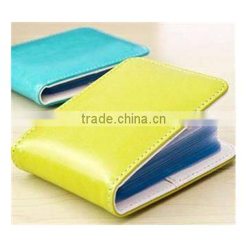 2016 leather card holder for bussiness card ID card and credit card