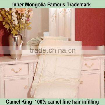 Warm camel wool comforter for winter