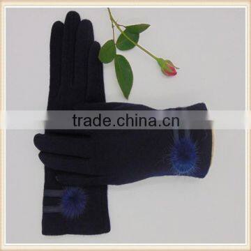 Customized Winter Touch Screen Glove With Cashmere