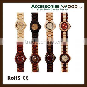 Various styles and colors of high quality wood wrist wooden watch with your brand logo