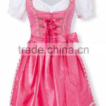 Mini Dirndl with blouse & apron / Trachten Dirndl Dress / Traditional Bavarian Dirndl