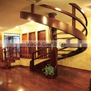 2016 New Design Spiral Wooden Stairs