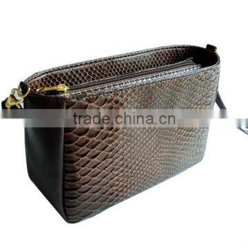 Snake Pattern PU Leather Shoulder Bags photo-3