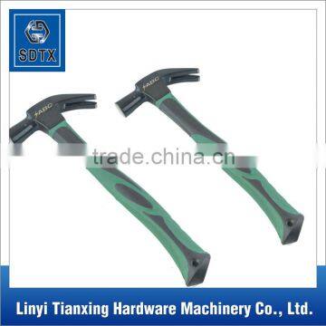 good quality of plastic handle claw hammer 250g -029