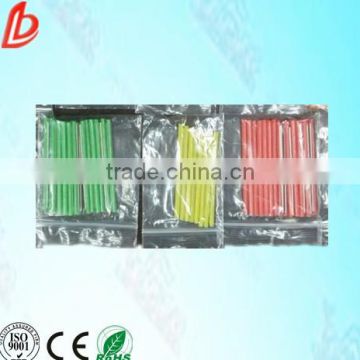 Colorful fiber splice protector, optional heat shrink tube sleeve, fiber protection sleeve