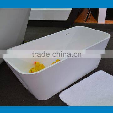 Indoor Square Freestanding Cheap Acrylic Bathtub 170 cm photo-4