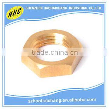 manufacturer customized high quality brass threaded hexagon bolt