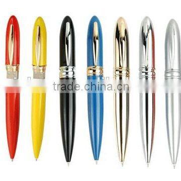 Promotion Gift Cute Usb Memory ,customized Pen Shape Usb Flash Drive With Full Capacity 128MB to 64GB