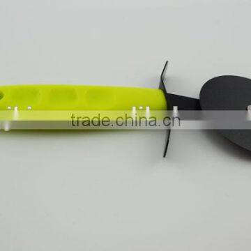 Colorful Kitchen Utensil Stainless Steel Coating Pizza Cutter Pizza Slicer photo-5