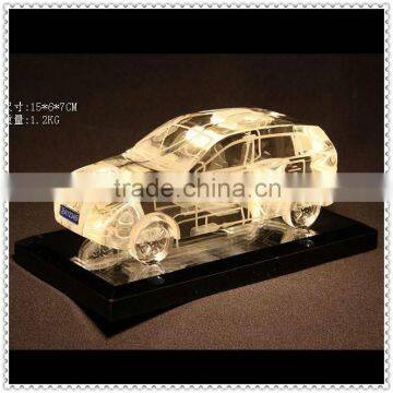 Personality Engraved Crystal Model Car For Holiday Gifts