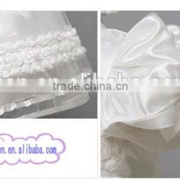 Elegant White 18 Months Baby Dress Hairband Free 18 Months Baby Dress photo-3