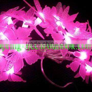 Plastic Butterfly LED Christmas String Light for Holiday photo-3