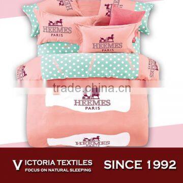 Brand New Kids/Girls Quilt Cover Set With Spotty Dot Sheets Set