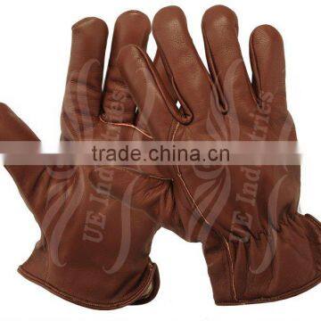 UEI-2715 leather gloves , leather driver gloves , driving gloves , car driving gloves , safety gloves , leather driving gloves