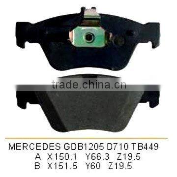 PREMIUM QUALITY FRONT BRAKE PAD FOR MECEDES