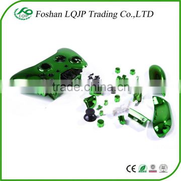 Custom green chrome gamepad Controller Housing Shell replace case Front face Plate shell for xbox one green shell