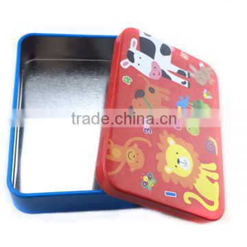 donguan supplier rectangle colorful favor tin