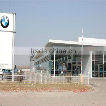 Prefabricated light steel frame car showrooms warehouse