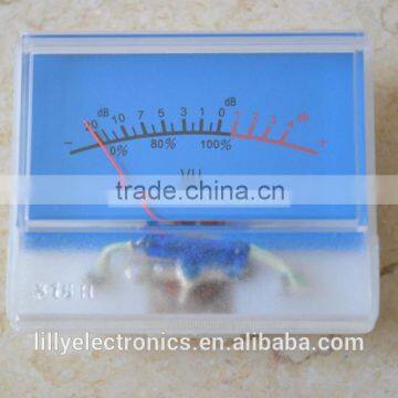 Panel VU Meter 500uA 660 ohm 64x53mm with lamp SD-315H