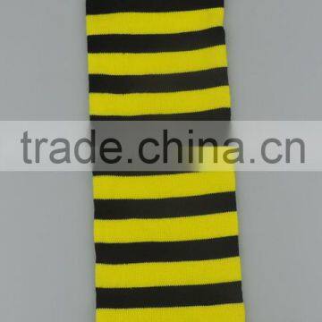 Striped knee high long socks fancy knee sock