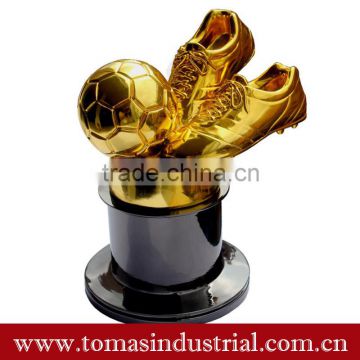 2016Guangzhou wholesale metal soccer trophy cup