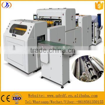 YDF-HQL-1100 model lowest investment writing a4 copy paper making machine with 5 slitting line for 4 unwinding roll