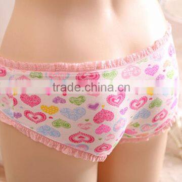 Cartoon Bowknot Design Cotton Panty Underwear For Girl photo-3