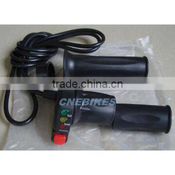 36v/48v half-twist throttle with battery indicator for bicycle