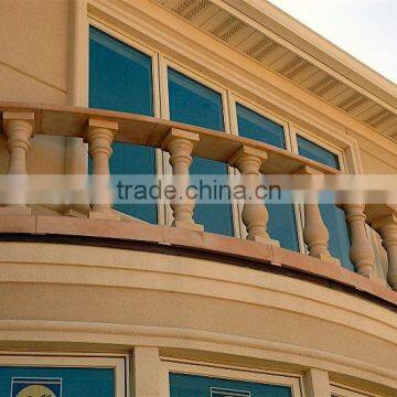 outside yellow sandstone blustrade