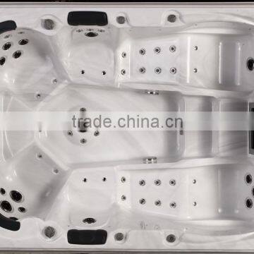 liquid acrylic swim spa,mini rectangular swimming spa pool,house and pool
