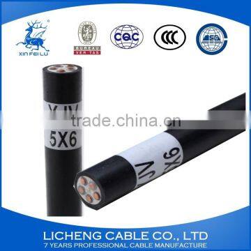 5cores Cable 5x6mm2 Copper Core Xlpe Insulated Pvc Jackted Electrical Power Cable photo-5