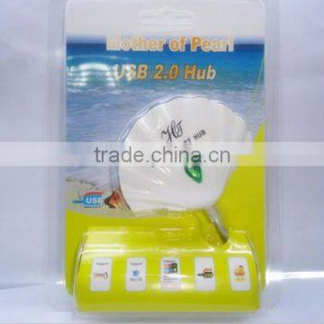 OEM Printing Logo USB Hub 2.0 Shell Shape USB Hub 4 Port photo-6